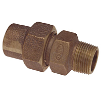 Heavy Flared Male Adapter FL x M - Cast, 104