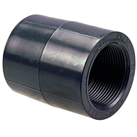 Thread Coupling/Reducing Thread Coupling FPT x FPT - PVC Schedule 80, 4501-3-3 Thread Coupling/Reducing Thread Coupling FPT x FPT - PVC Schedule 80, 4501-3-3