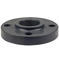 Thread Flange FPT - PVC Schedule 80, One-Piece Solid Design, 4551-H-3