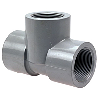 Threaded Tee FPT x FPT x FPT - Corzan® CPVC Schedule 80, 5112-3-3