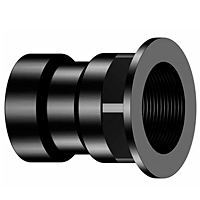 Tray Plug Adapter Hub x NPSM Thread - ABS DWV, 5803-TPA