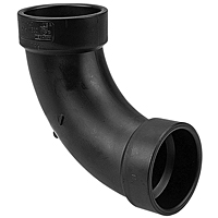 90° Long Turn Elbow H x H - ABS DWV, 5807-LT 90° Long Turn Elbow H x H - ABS DWV, 5807-LT