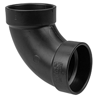 90° Elbow H x H - ABS DWV, 5807 90° Elbow H x H - ABS DWV, 5807