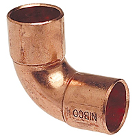 90° Elbow Intermediate Radius C x C - Wrot, 607-I 90° Elbow Intermediate Radius C x C - Wrot, 607-I
