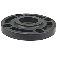 Blind Flange - Black Polypropylene Schedule 80, One-Piece Webbed Design, 6119-W Blind Flange - Black Polypropylene Schedule 80, One-Piece Webbed Design, 6119-W
