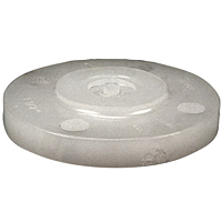 Blind Flange - Chem-Pure® Natural Polypropylene Schedule 80, One-Piece Solid Design, 6219-H
