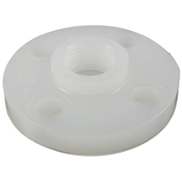 Thread Flange - Chem-Pure® Natural Polypropylene Schedule 80, 6251-H-3 Thread Flange - Chem-Pure® Natural Polypropylene Schedule 80, 6251-H-3