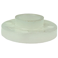Socket Flange - Chem-Pure® Natural Polypropylene Schedule 80, One-Piece Solid Design, 6251-H Socket Flange - Chem-Pure® Natural Polypropylene Schedule 80, One-Piece Solid Design, 6251-H