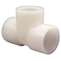Socket Tee S x S x S - Kynar® Natural PVDF Schedule 80, 6611 Socket Tee S x S x S - Kynar® Natural PVDF Schedule 80, 6611