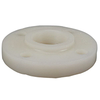Thread Flange - Kynar® Natural PVDF Schedule 80, One-Piece Solid Design, 6651-H-3 Thread Flange - Kynar® Natural PVDF Schedule 80, One-Piece Solid Design, 6651-H-3