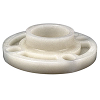 Socket Flange - Kynar® Natural PVDF Schedule 80, One-Piece Webbed Design, 6651-W