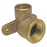 90° Drop Elbow C x F - Cast, 707-3-5