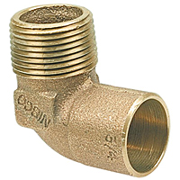 90° Elbow C x M - Cast, 707-4 90° Elbow C x M - Cast, 707-4