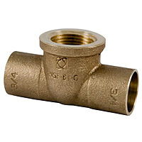 Tee C x C x F - Cast, 712-LF Tee C x C x F - Cast, 712-LF