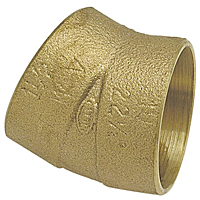DWV 22 1/2° Elbow C x C - Cast, 808 DWV 22 1/2° Elbow C x C - Cast, 808