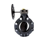 Butterfly Valve - Model C, PVC Schedule 80, EPDM, W45BG-E-0, W45BG-E-3, W45BG-E-5