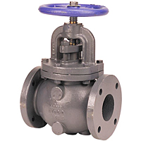 Globe Valve - Iron, Bronze Mounted Trim, F-718-B