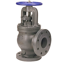 Angle Valve - Steam Stop-Check, Cast Iron, F-869-B