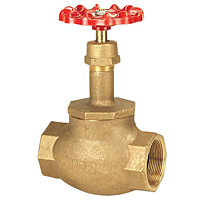 Globe Valve - Bronze, Fire Protection, Buna-N Seat Disc, KT-211-W-UL