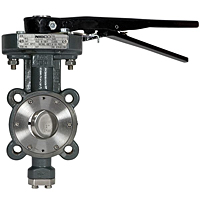 LCS-6822 High Performance Butterfly Valve - Carbon Steel Body, 285 PSI, Handle