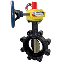 Butterfly Valve - Ductile Iron, Fire Protection, Normally Closed, UL Listed, Lug Style, LD-3510-C-8 Butterfly Valve - Ductile Iron, Fire Protection, Normally Closed, UL Listed, Lug Style, LD-3510-C-8