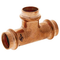 PC9611 - Tee P x P x P - Wrot Copper PC9611 - Tee P x P x P - Wrot Copper