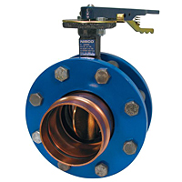 Butterfly Valve - Ductile Iron, Press x Press Female Ends, 250 PSI, PFD3022 Butterfly Valve - Ductile Iron, Press x Press Female Ends, 250 PSI, PFD3022