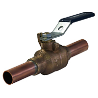 Ball Valve - Bronze, 200 PSI, Stainless Steel Trim, Copper Stubout, PS585-70-66 Ball Valve - Bronze, 200 PSI, Stainless Steel Trim, Copper Stubout, PS585-70-66