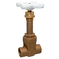 S-111-LF Gate Valve – Lead-Free*, Rising Stem, Solder Ends