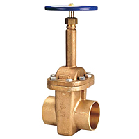 S-134 Large Diameter Gate Valve – Bronze, Rising Stem, Bolted Bonnet, Solder