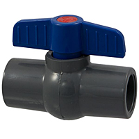 Ball Valve - Socket, Compact Economy, PVC Schedule 80, EPDM, S45CE-E