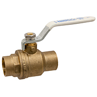 S-FP-600A-LF Ball Valve – Lead-Free* Brass, Two-Piece, Full Port, C x C
