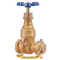 Gate Valve - Bronze, Thread x Hose Thread, T-113-HC