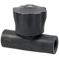 Calibrated Needle Valve - Threaded, PVC Schedule 80, FKM, T45CN-V
