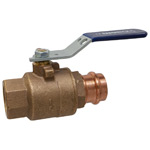 Ball Valve – Bronze, 250 PSI, Full Port, Thread x Press Ends, TPC-585-70 Ball Valve – Bronze, 250 PSI, Full Port, Thread x Press Ends, TPC-585-70