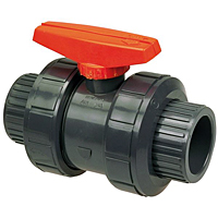 Ball Valve - Model C, Threaded, Tru-Bloc® True Union, PVC Schedule 80, EPDM, T45TB-E