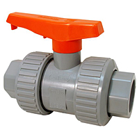 Ball Valve - Model D, Universal End, Tru-Bloc® True Union, Corzan® HP CPVC Schedule 80, EPDM, U51TB-E