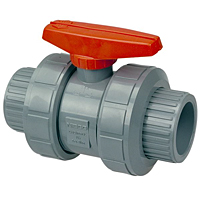 Ball Valve - Model C, Threaded, Tru-Bloc® True Union, Corzan® CPVC Schedule 80, EPDM, T51TB-E