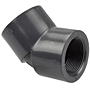 Thread 45° Elbow FPT x FPT - PVC Schedule 80, 4506-3-3