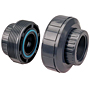 EPDM Threaded Union FPT x FPT - PVC Schedule 80, 4533E-3-3