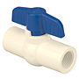 PVC Ball Valve, Threaded - PVC Schedule 40, 4660-T PVC Ball Valve, Threaded - PVC Schedule 40, 4660-T