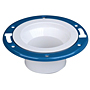 Adjustable Closet Flange with Plastic Coated Steel Flange Spg - PVC DWV, 4851-2-A