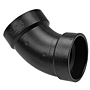 45° Elbow H x H - ABS DWV, 5806
