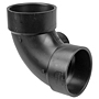 90° Elbow with Side Inlet H x H x H - ABS DWV, 5807-9