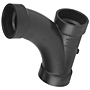 Long Radius Combination Tee-Wye H x H x H - ABS DWV, 5812-LR