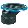 Offset Adjustable Closet Flange with Plastic Coated Steel Flange Hub - ABS DWV, 5848-A