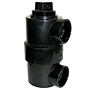 Swivel Drum Trap Hub x Hub x Cleanout with Plug - ABS DWV, 5891
