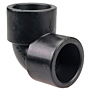Socket 90° Elbow S x S - Black Polypropylene Schedule 80, 6107