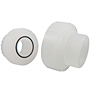 FKM/EPDM Socket Union S x S - Chem-Pure® Natural Polypropylene Schedule 80, 6233