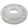 Thread Flange - Chem-Pure® Natural Polypropylene Schedule 80, One-Piece Webbed Design, 6251-W-3
